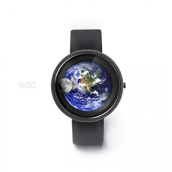 地球和月亮的浪漫手表（二）